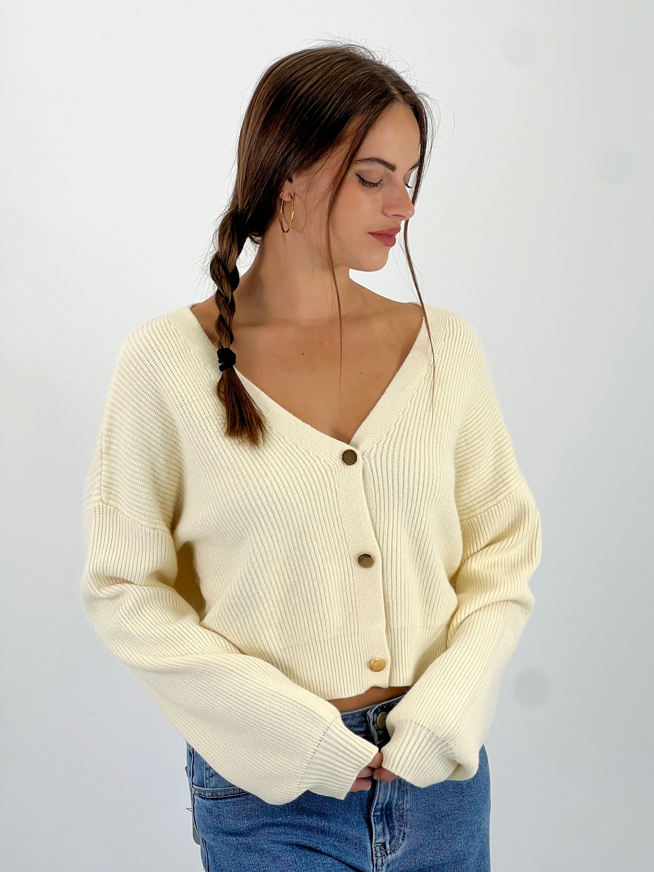 Chaqueta cropped punto - Zebra&Maduixa®