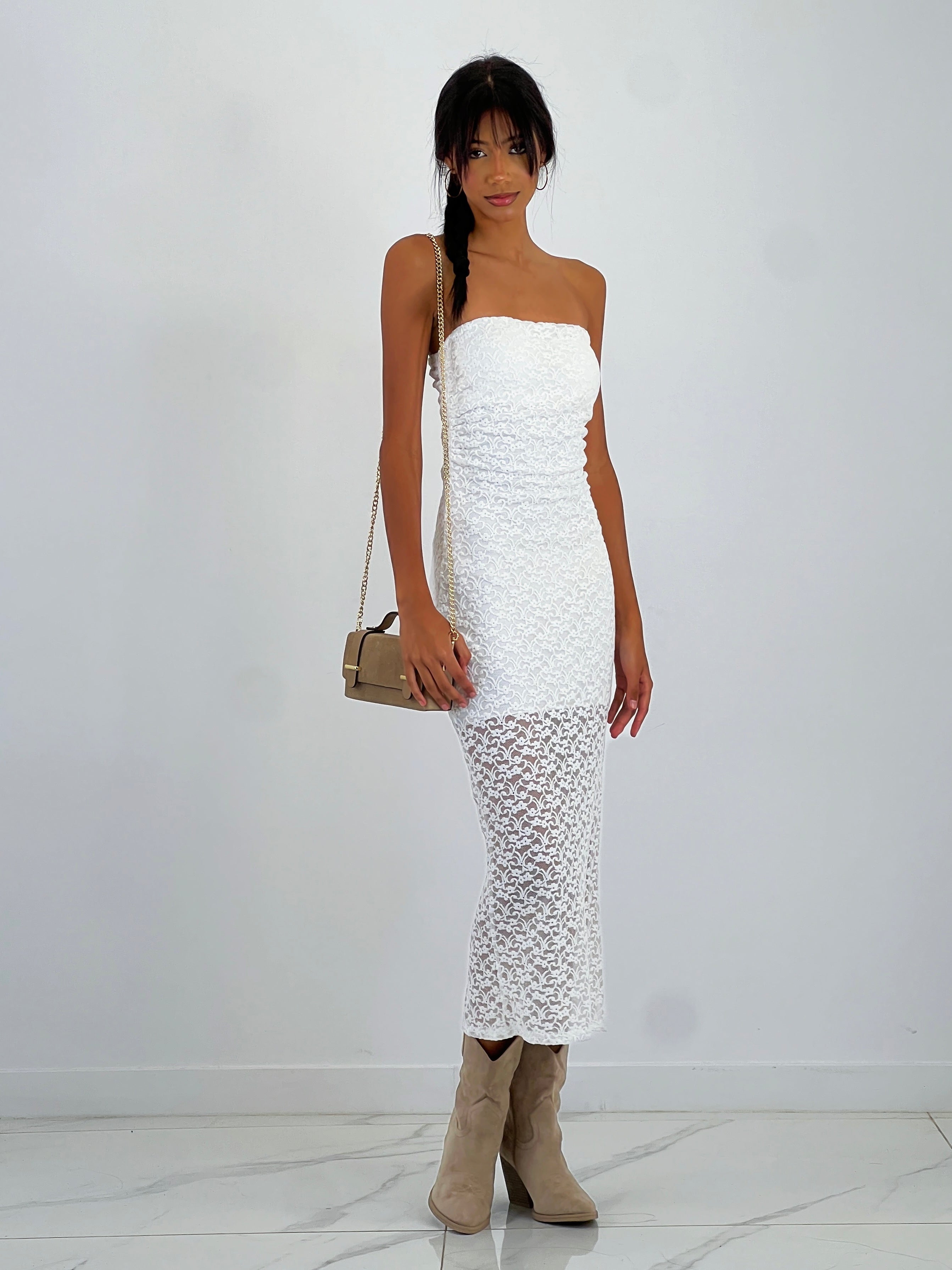 Vestido palabra de honor velvet - Zebra&Maduixa®