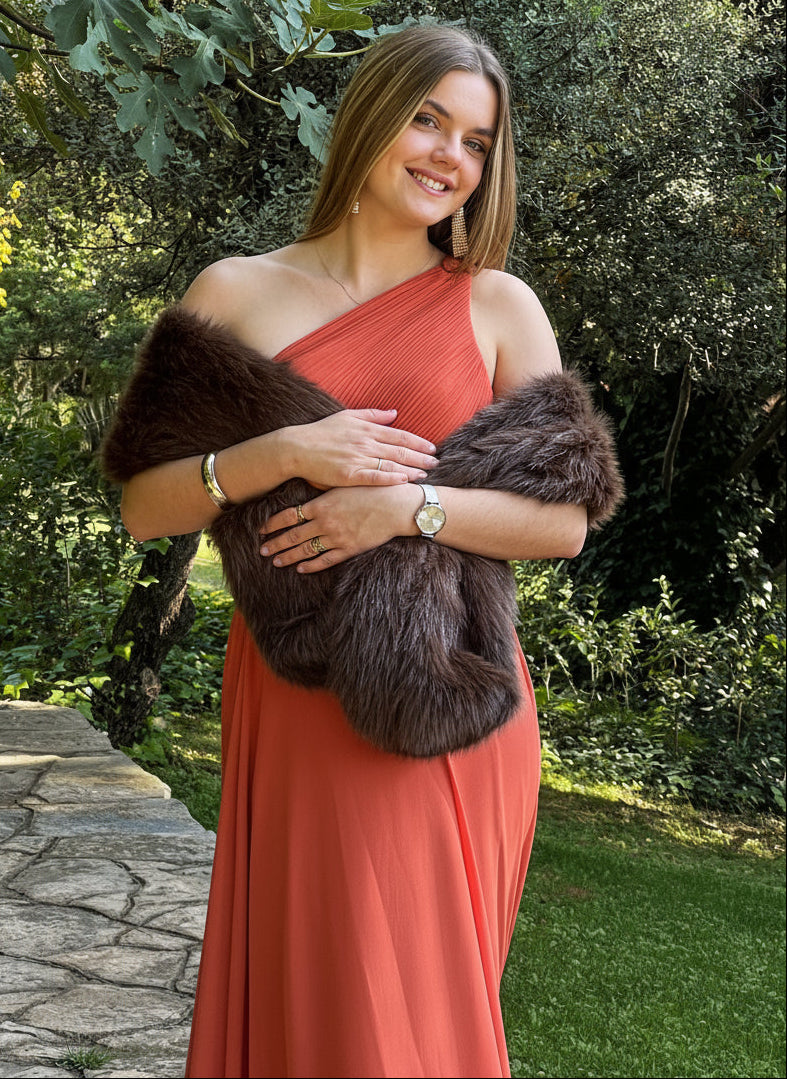 Vestido drapeado romano Julia - Zebra&Maduixa®