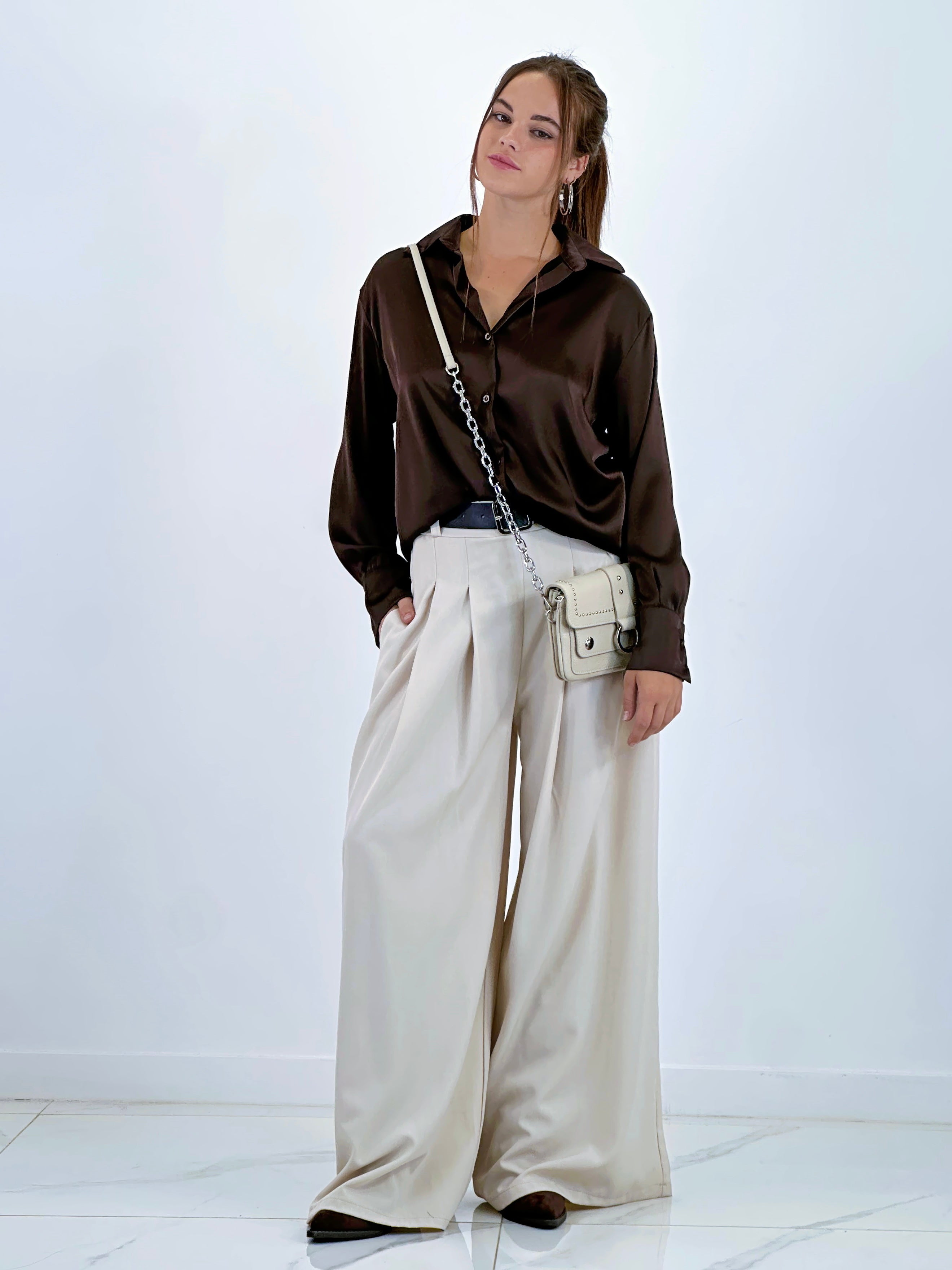 Camisa satinada botones - Zebra&Maduixa®