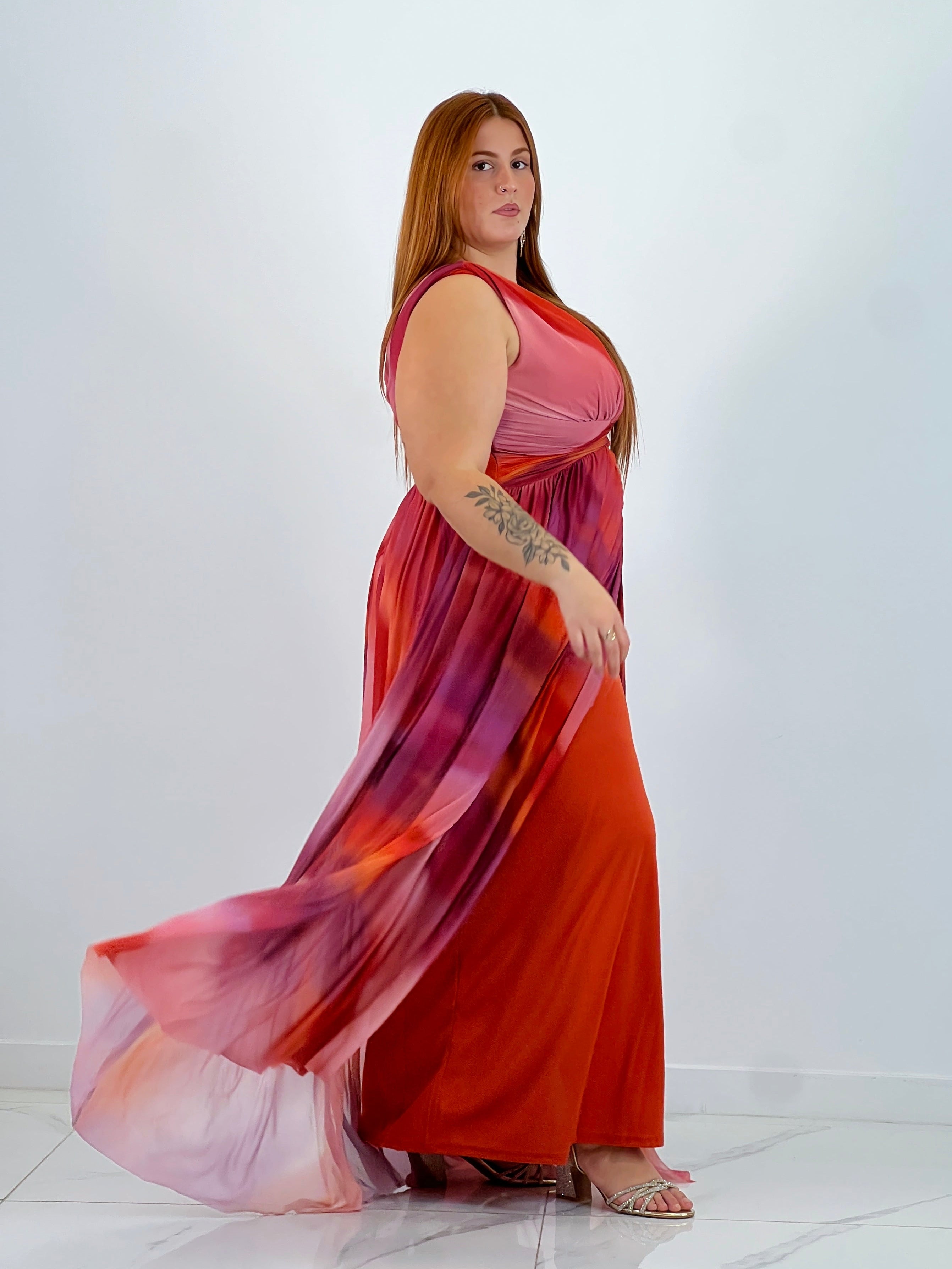 Vestido largo estampado Pristina - Zebra&Maduixa®