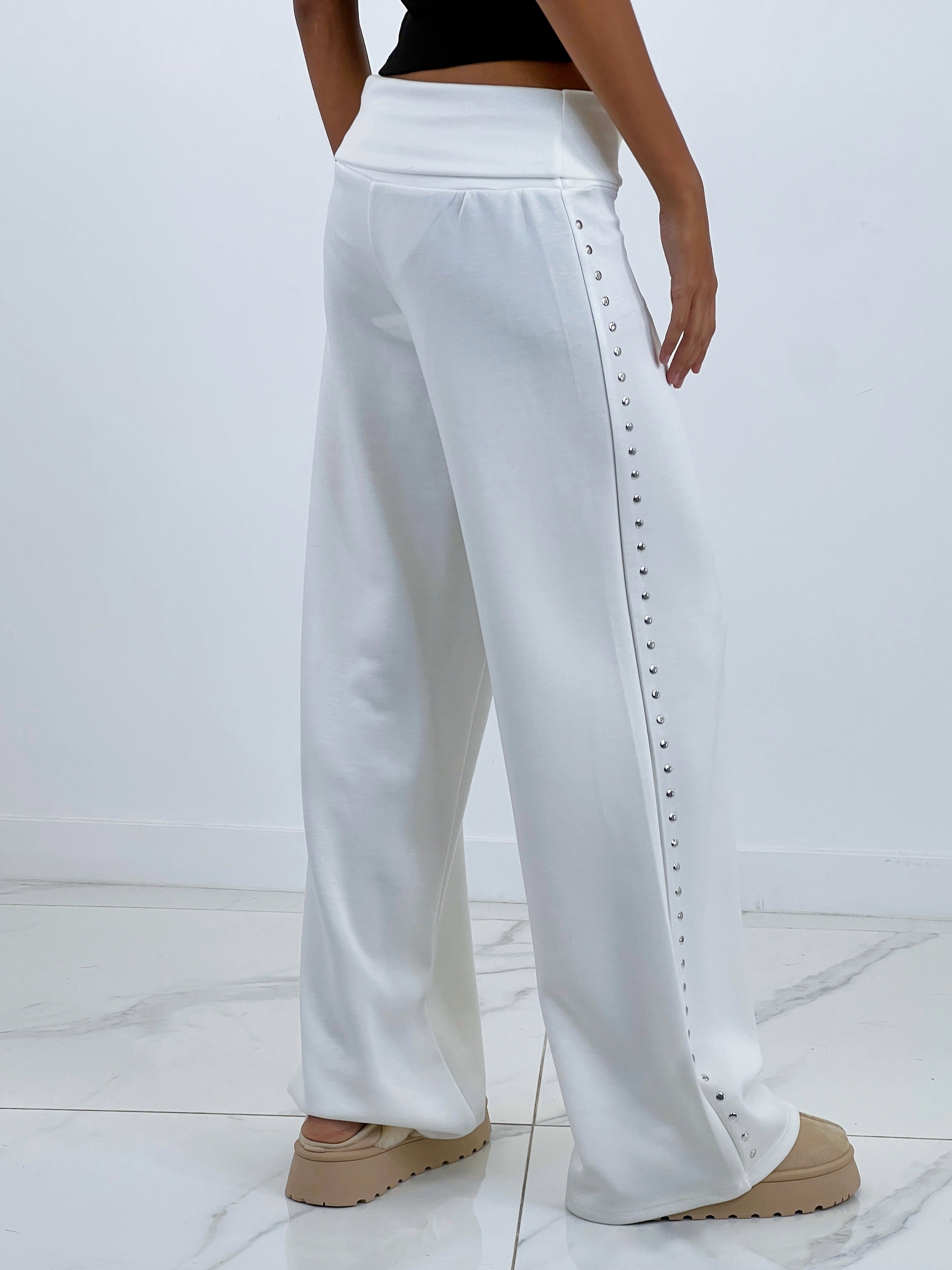 Pantalón tachuelas cintura vuelta - Zebra&Maduixa®