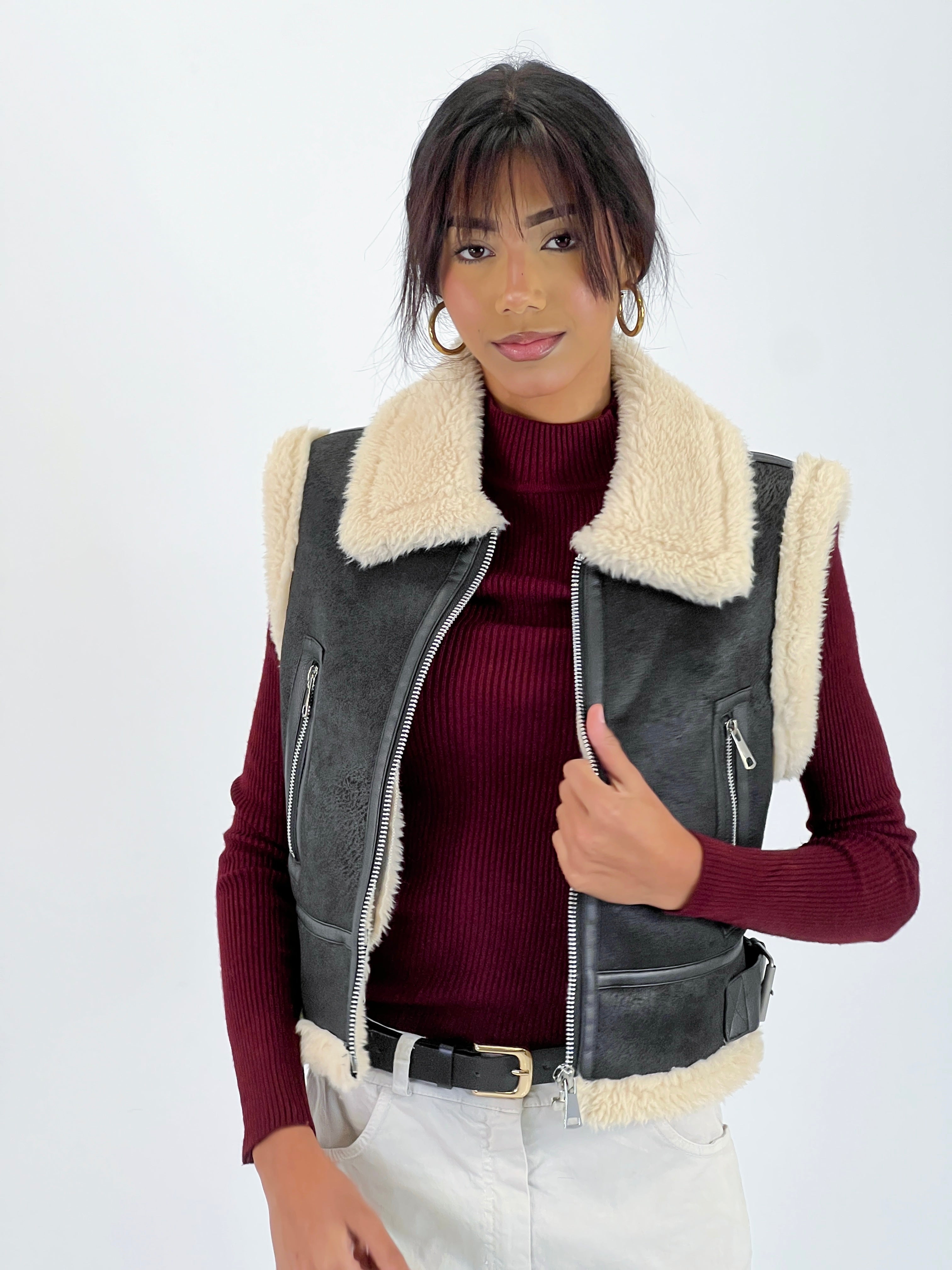 Armilla curta doble cara