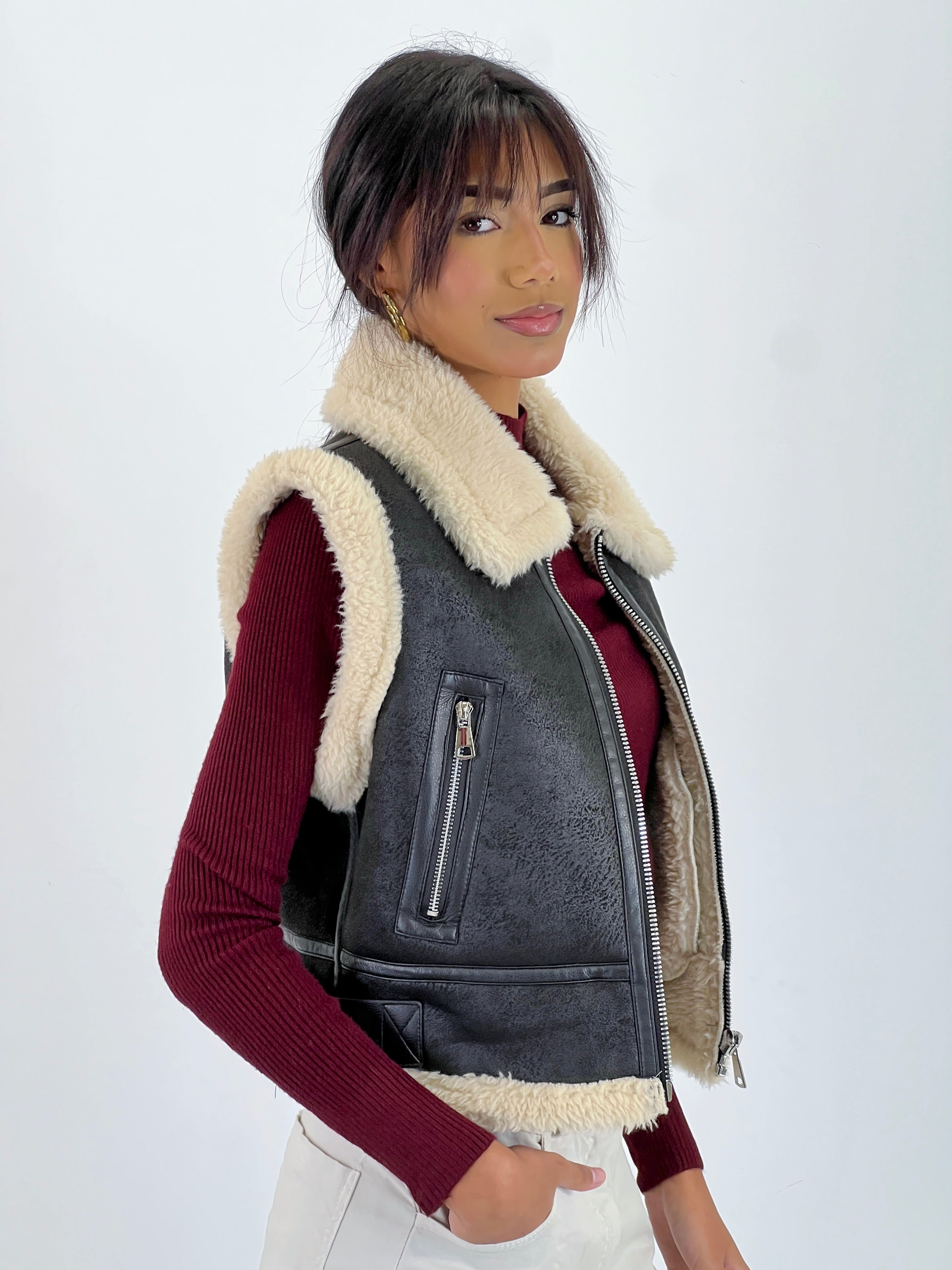 Armilla curta doble cara