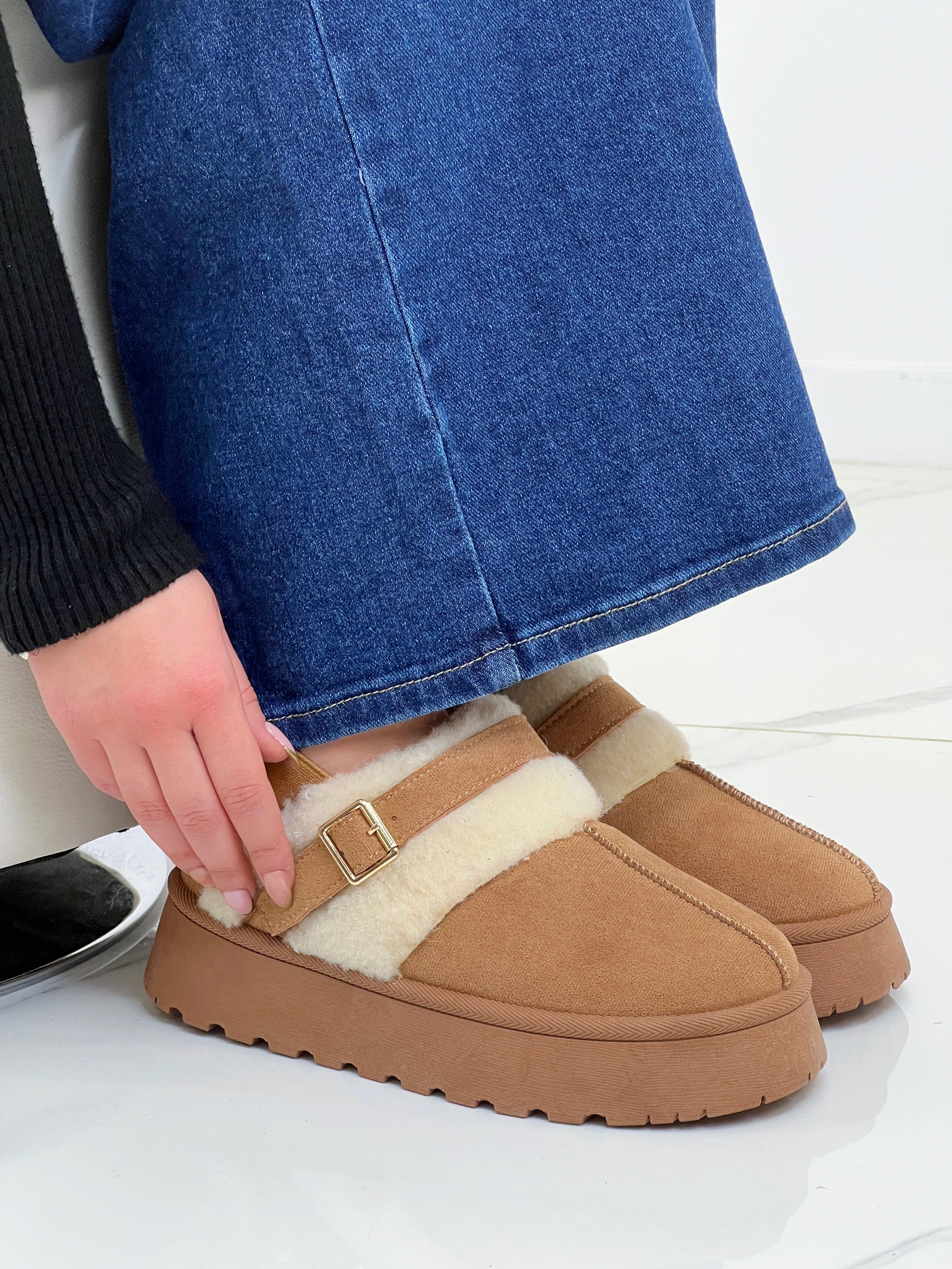 Zueco plataforma borreguito - Zebra&Maduixa®