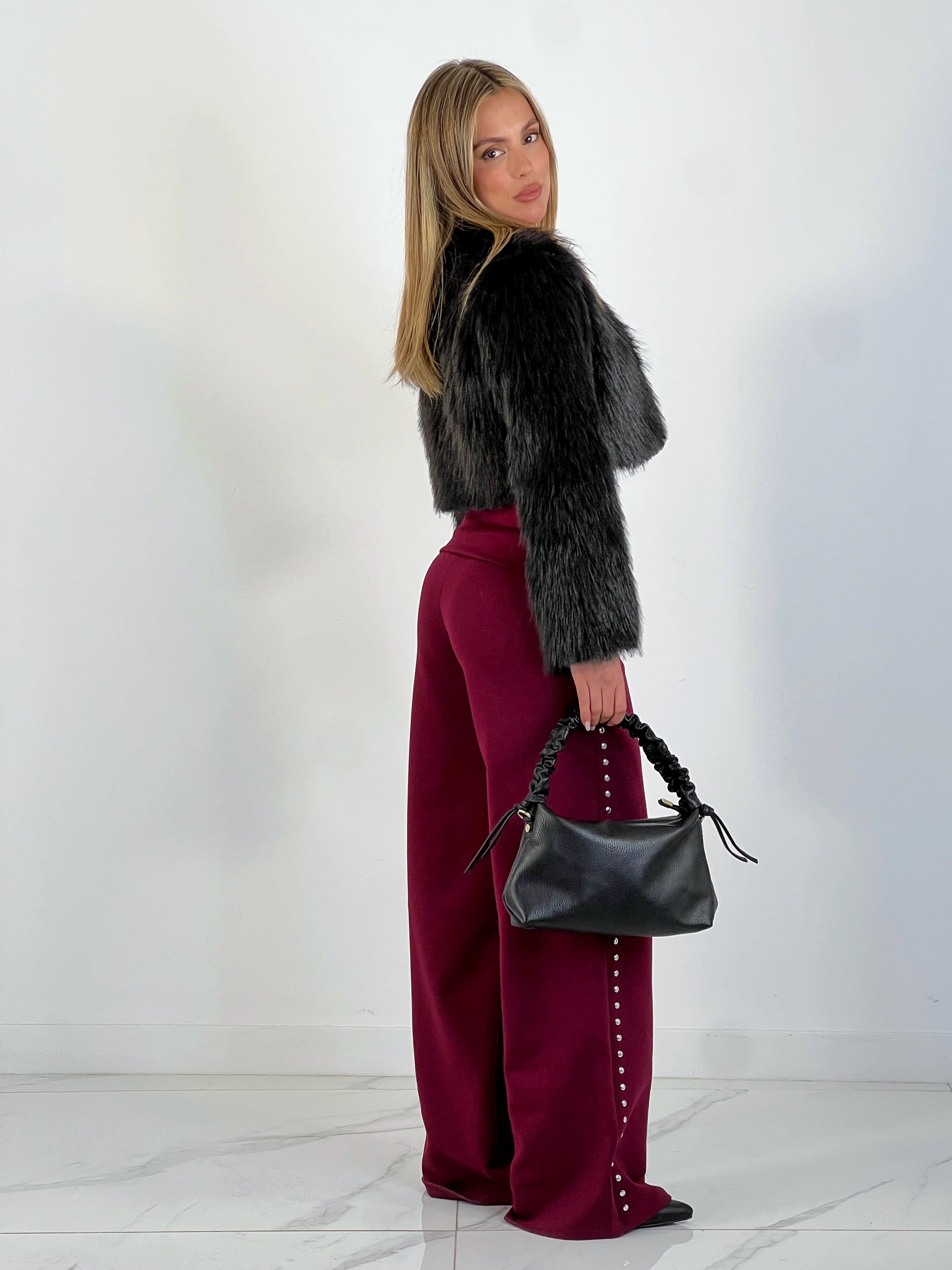 Pantalón tachuelas cintura vuelta - Zebra&Maduixa®