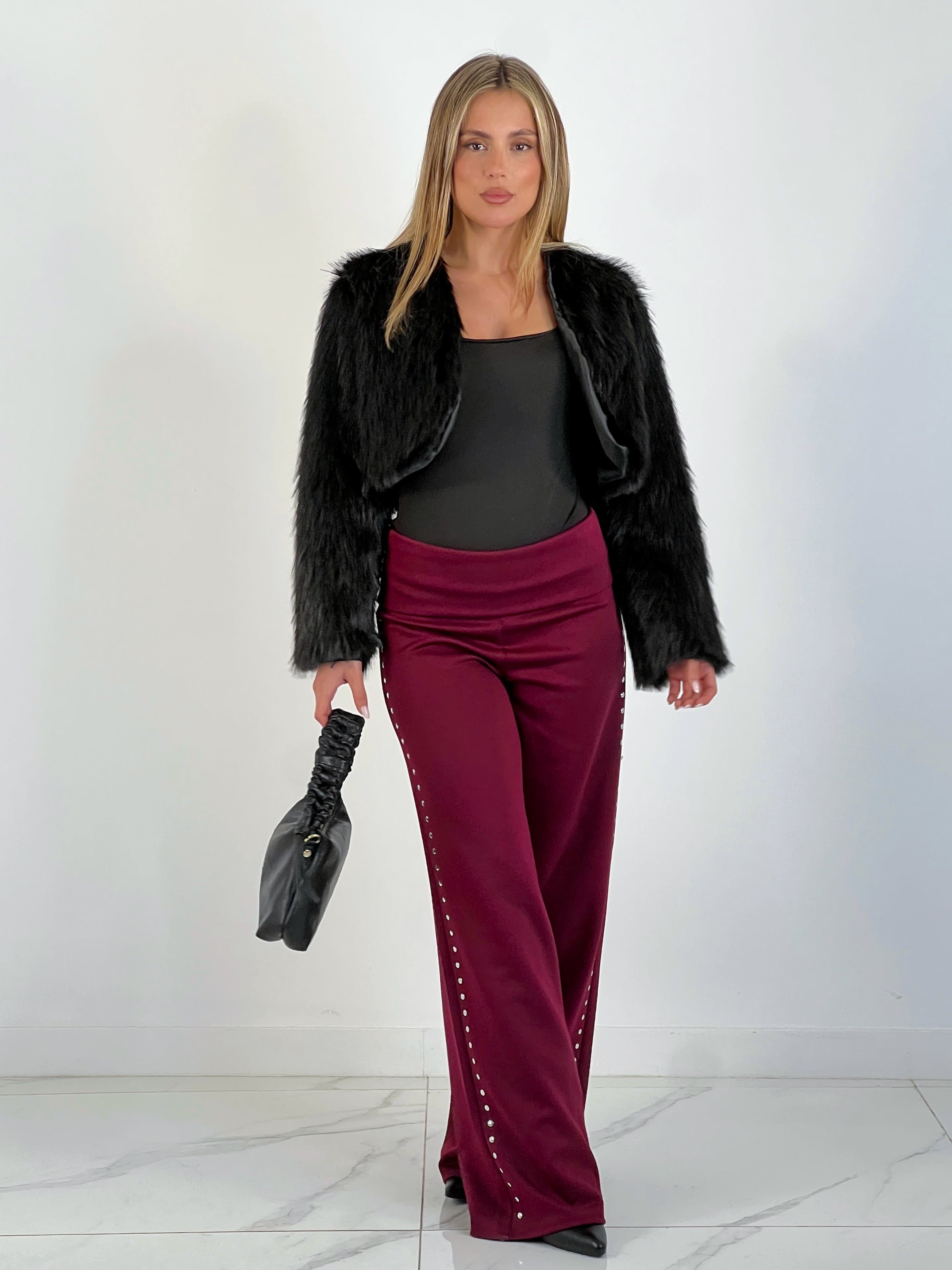 Pantalón tachuelas cintura vuelta - Zebra&Maduixa®