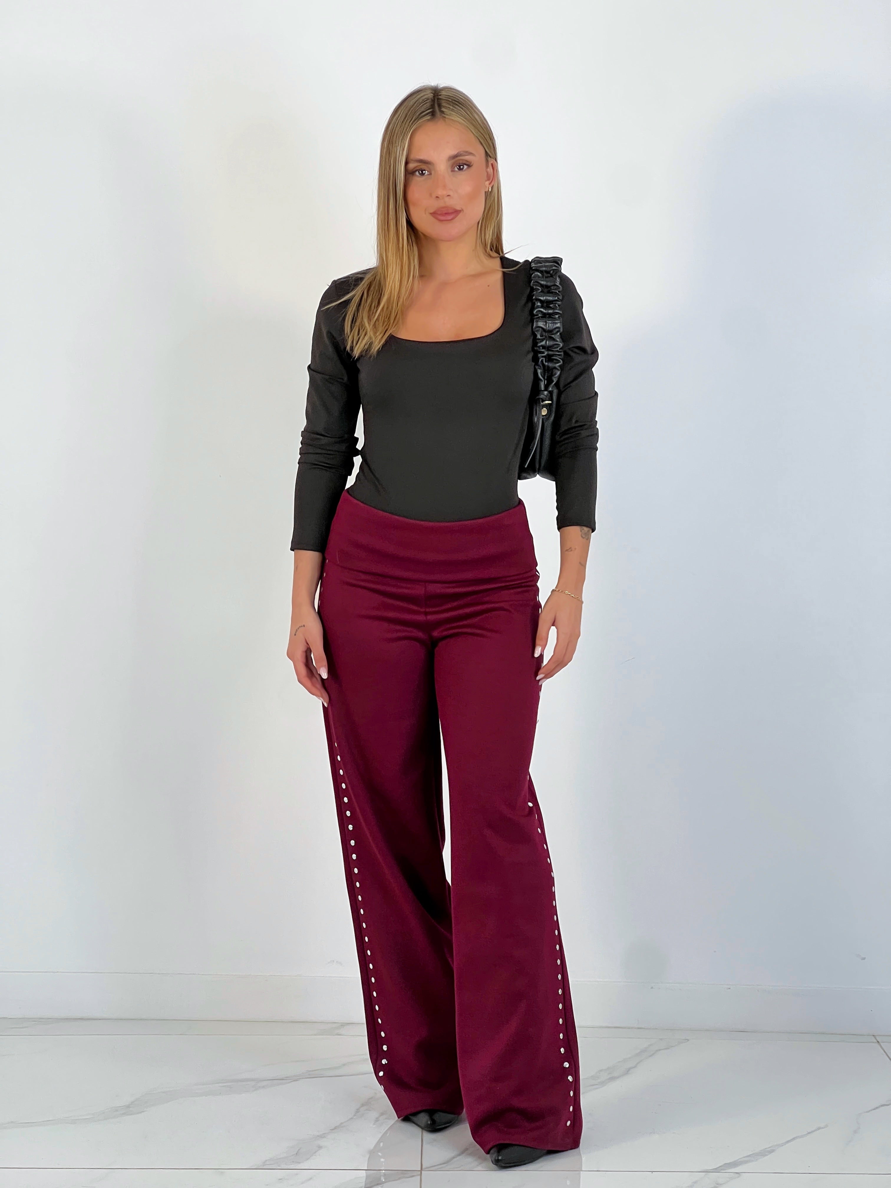 Pantalón tachuelas cintura vuelta - Zebra&Maduixa®