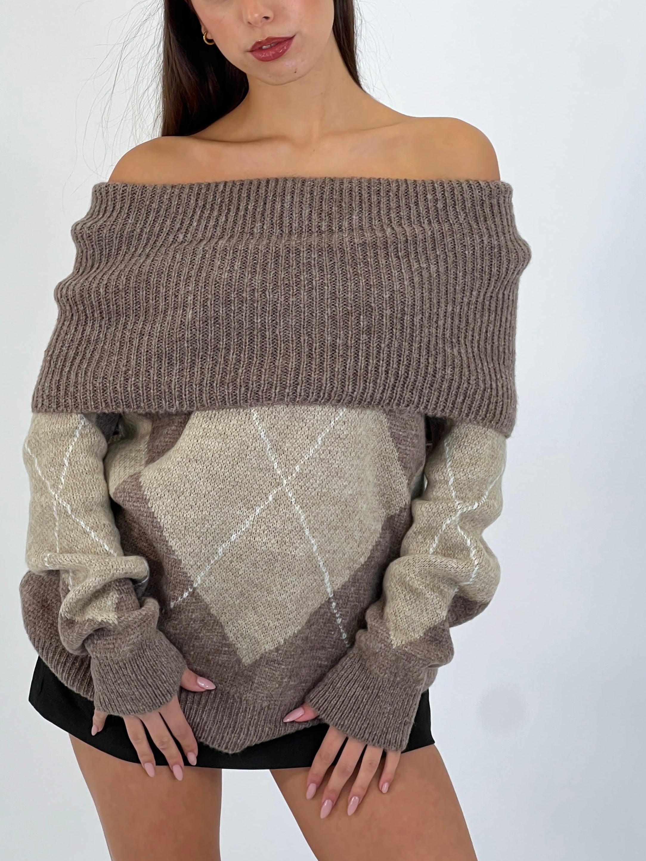 Jersey rombos escote barco - Zebra&Maduixa®