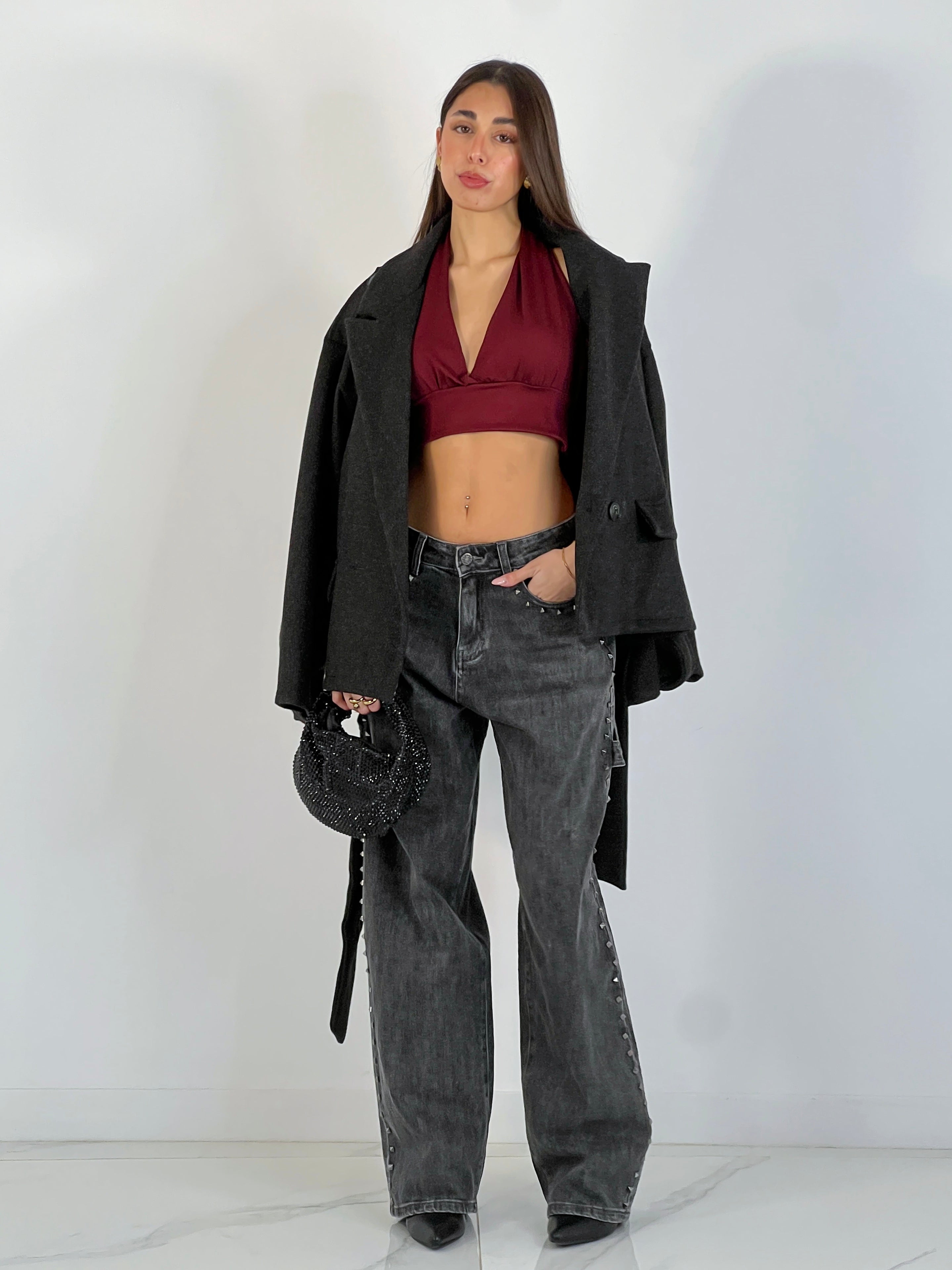 Jeans momfit tachas - Zebra&Maduixa®