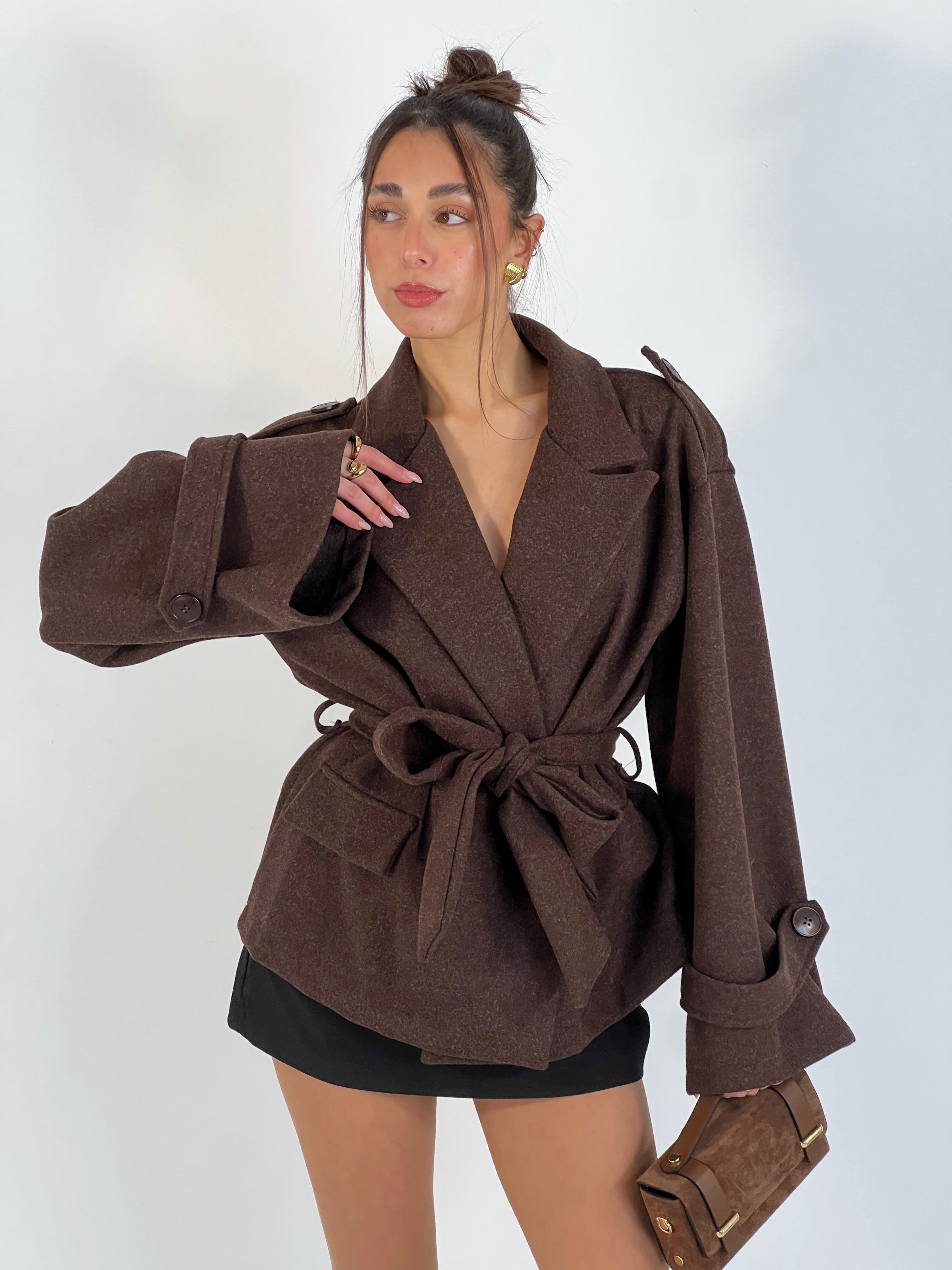 Abrigo paño trench - Zebra&Maduixa®