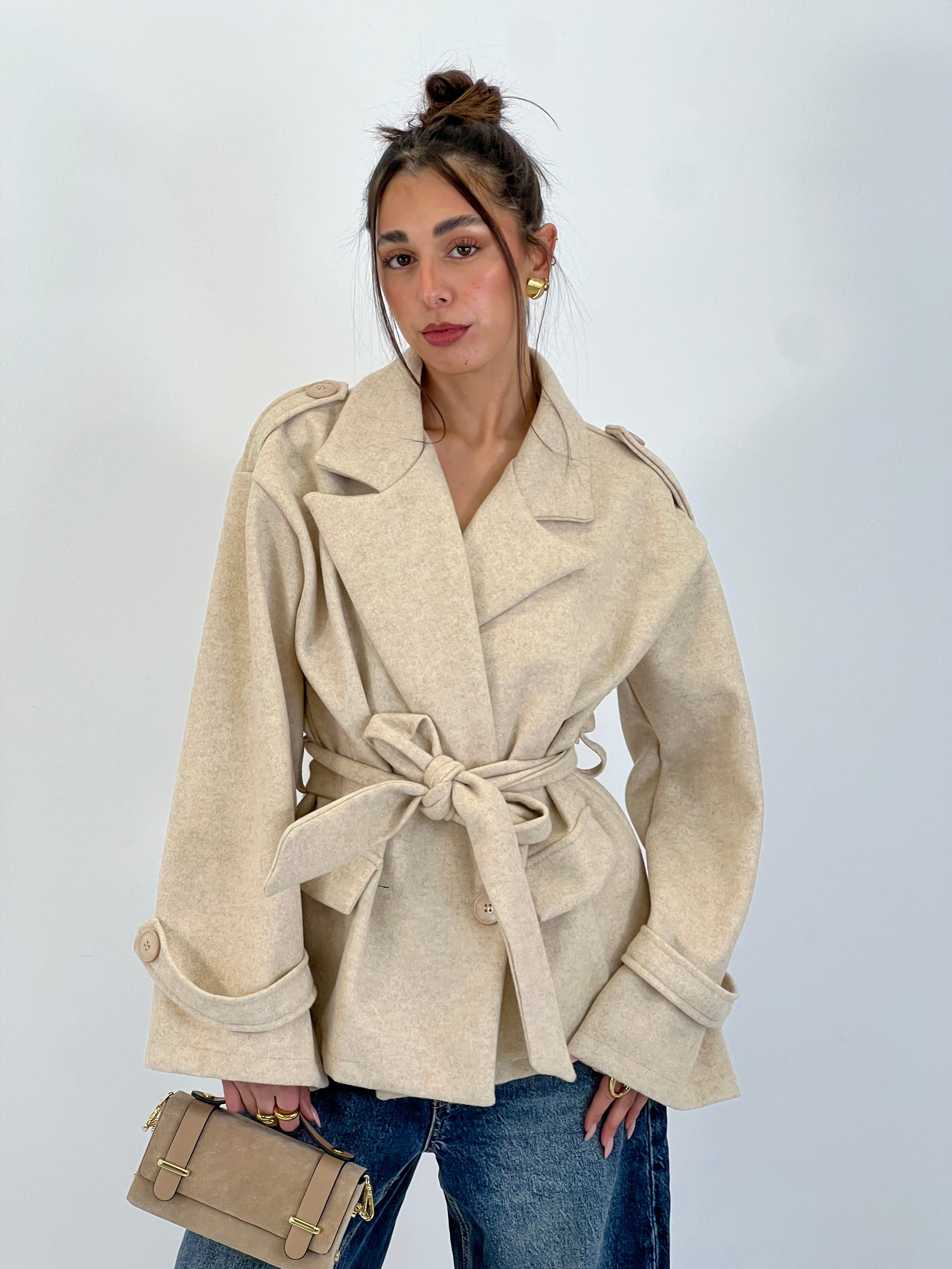 Abrigo paño trench - Zebra&Maduixa®