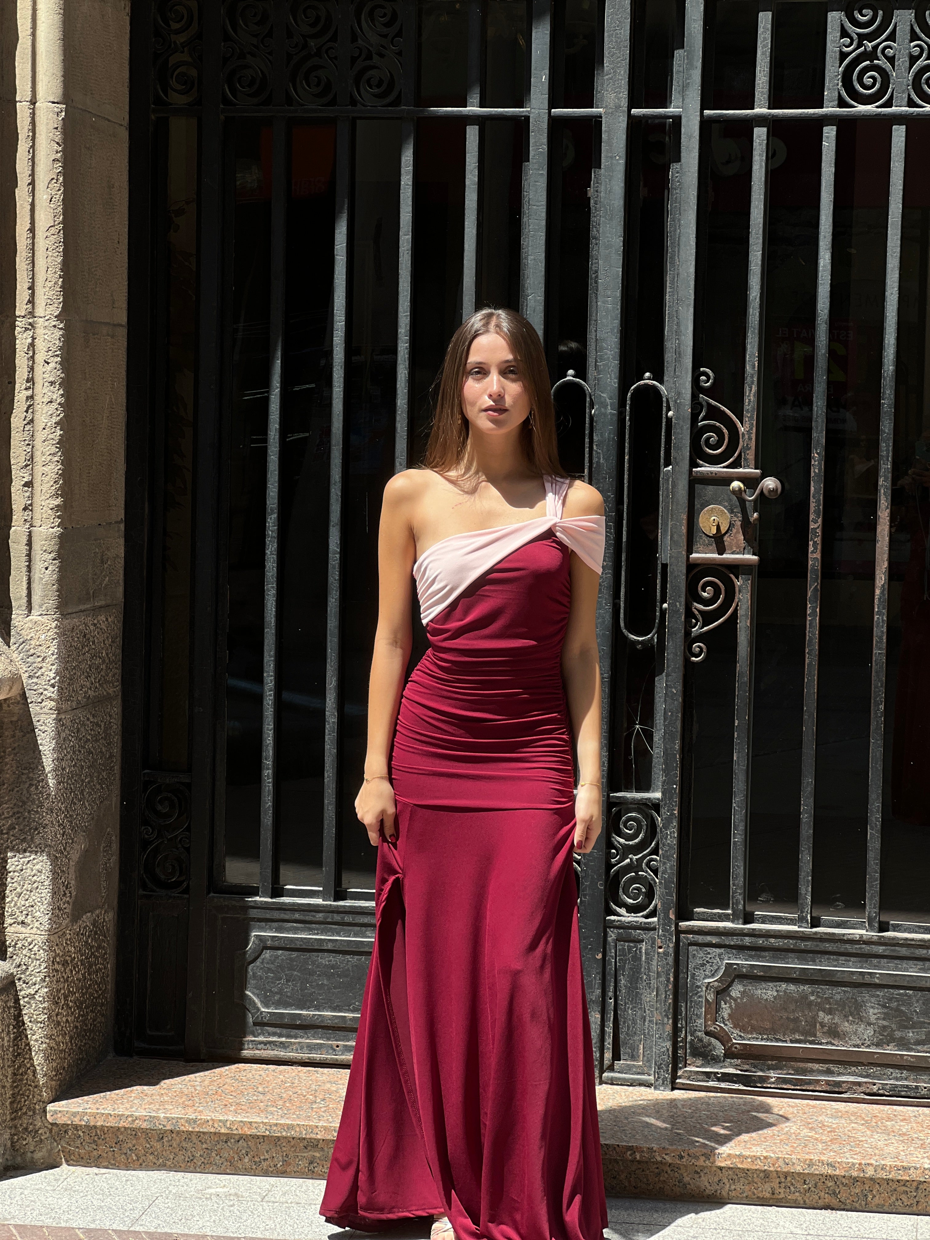 Vestido bilcolor Bianca
