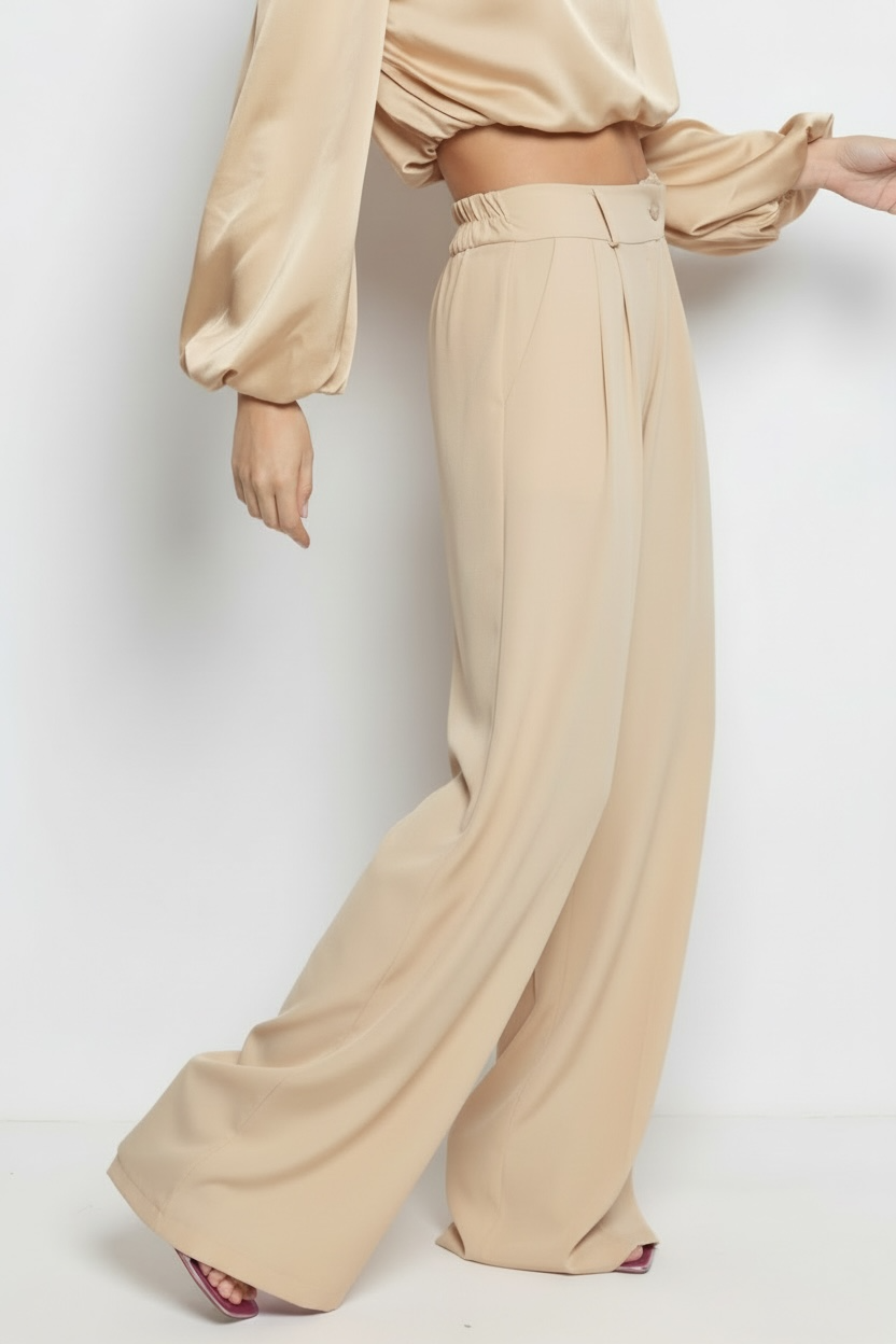 Pantalón trabillas wide leg - Zebra&Maduixa®