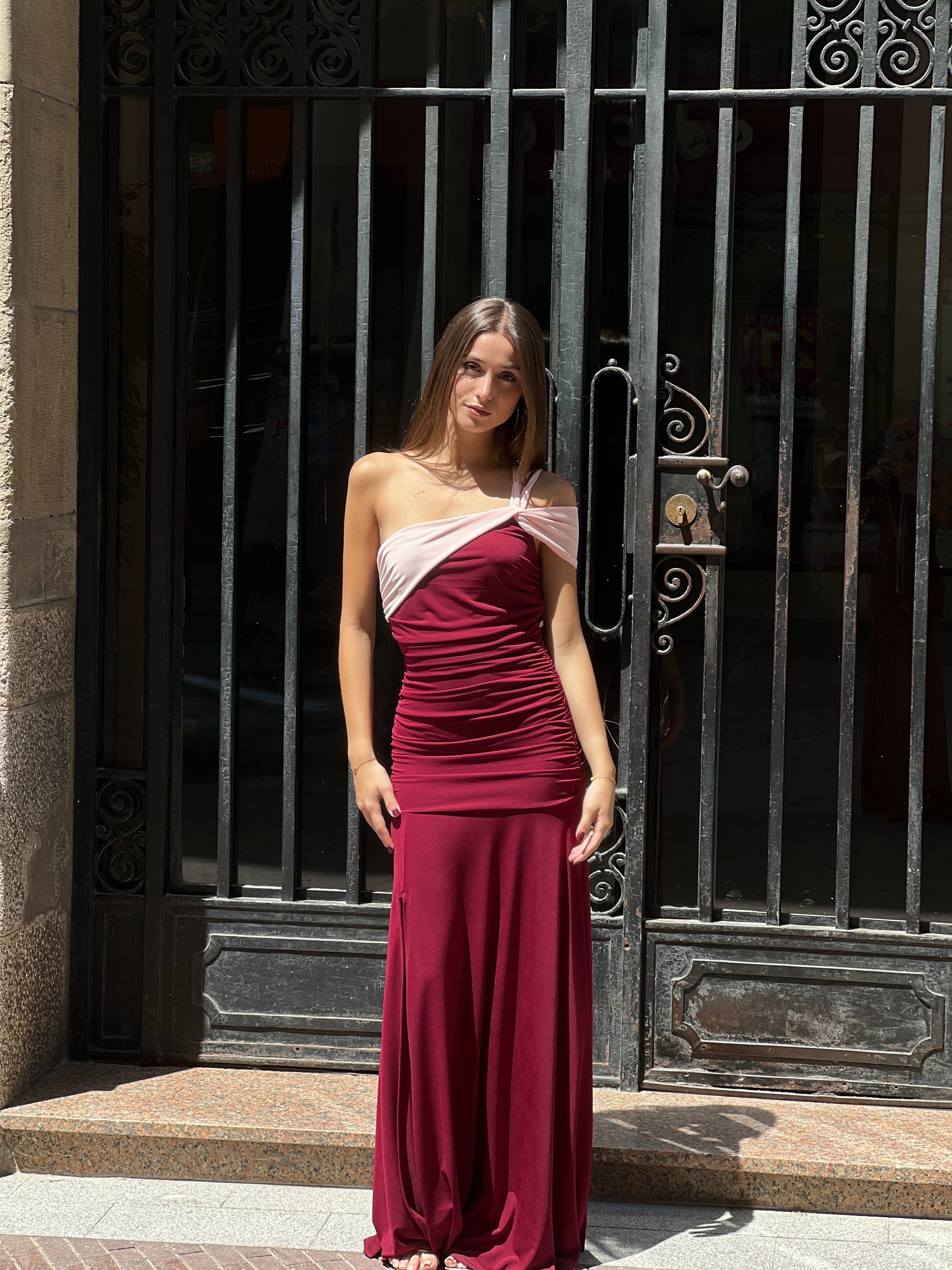 Vestido bilcolor Bianca