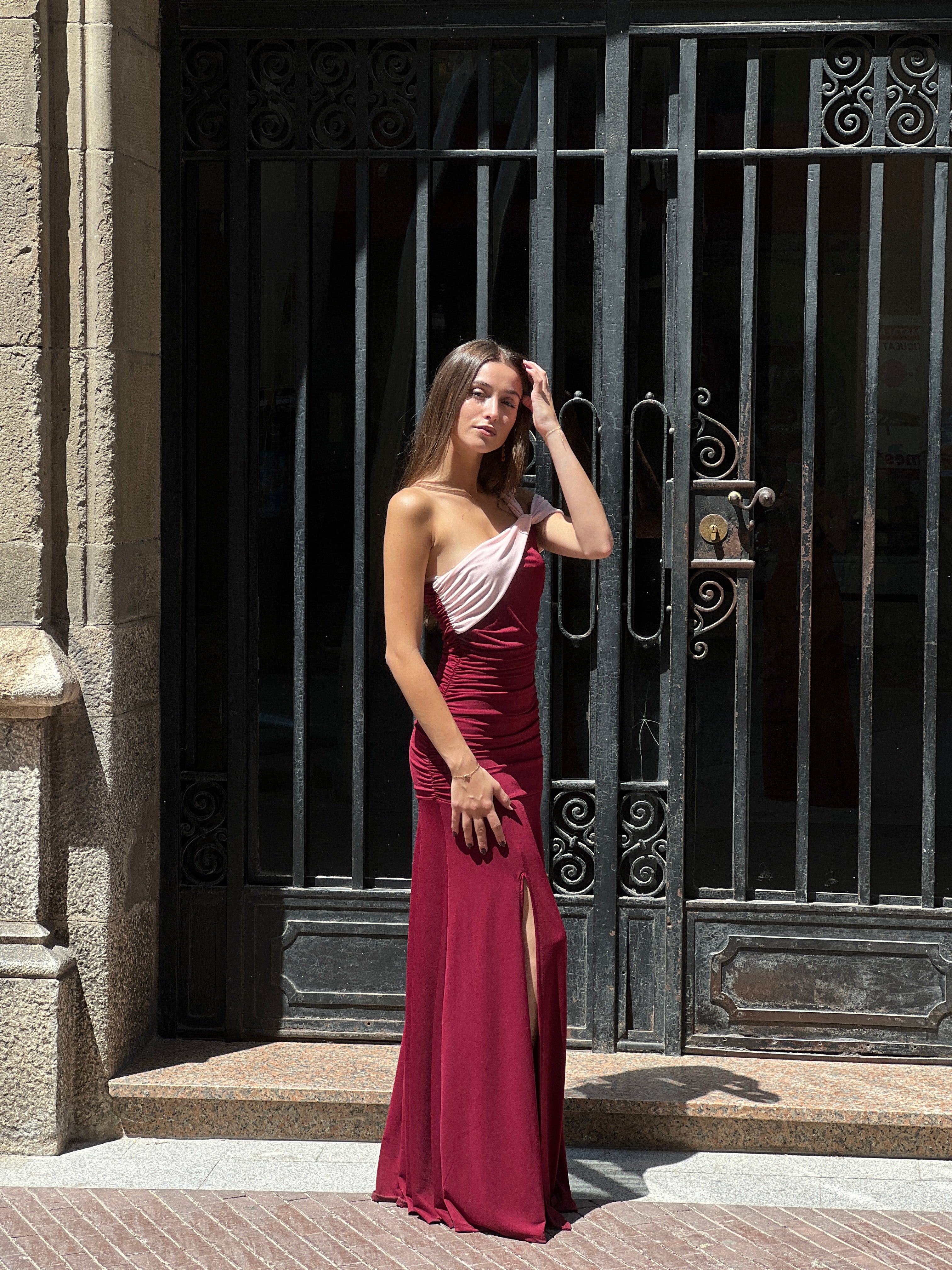 Vestido bilcolor Bianca