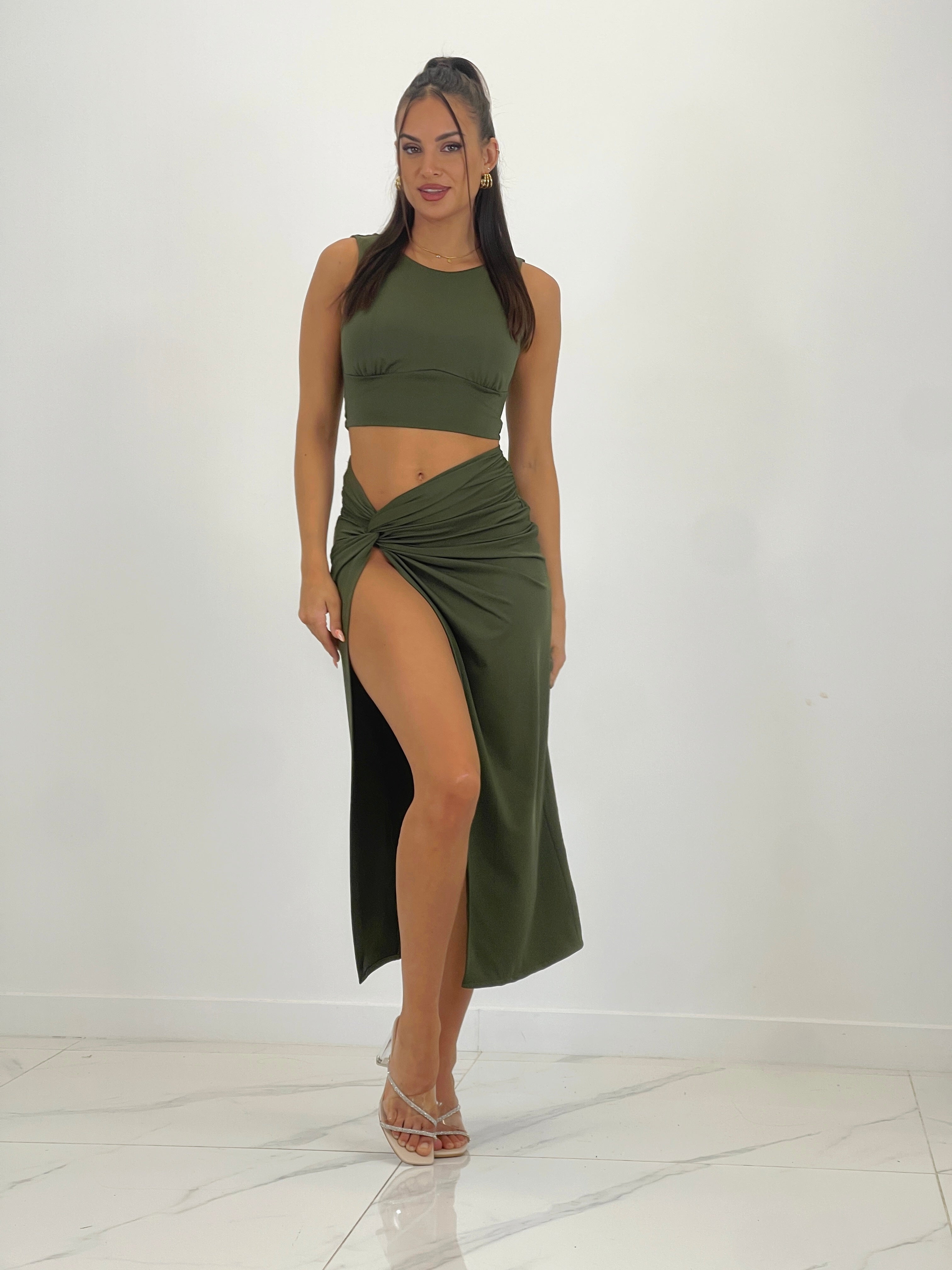 Conjunt top i faldilla Capri