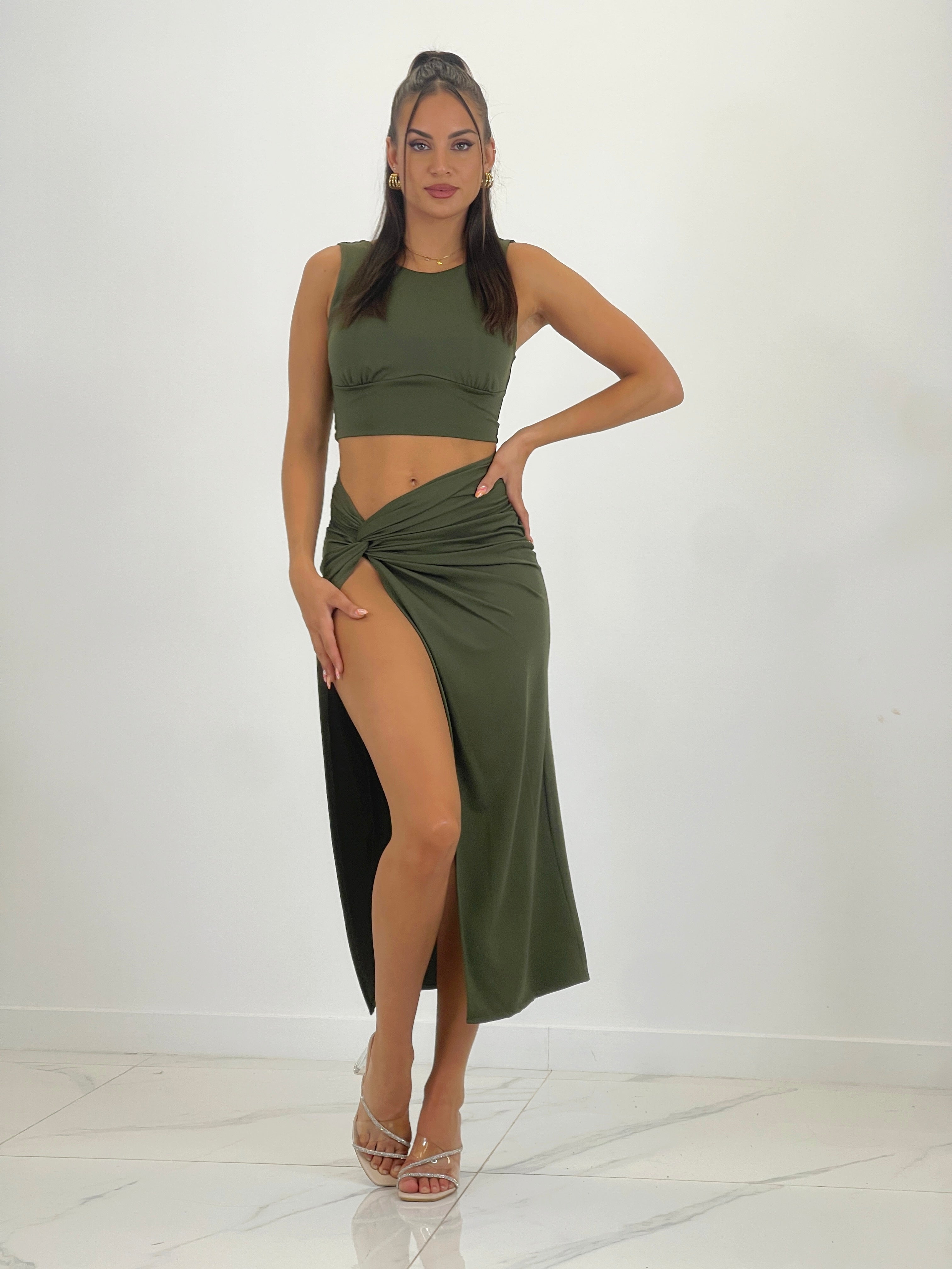 Conjunt top i faldilla Capri