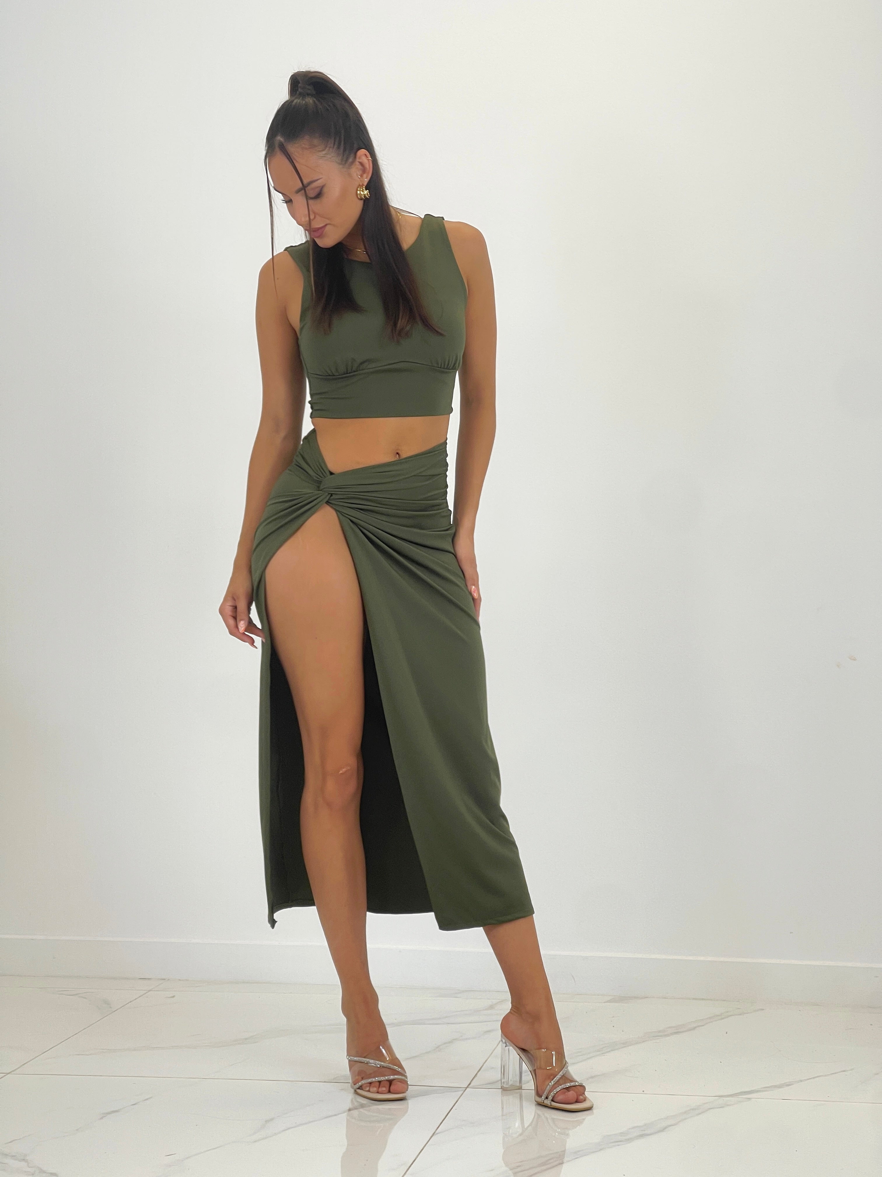 Conjunt top i faldilla Capri