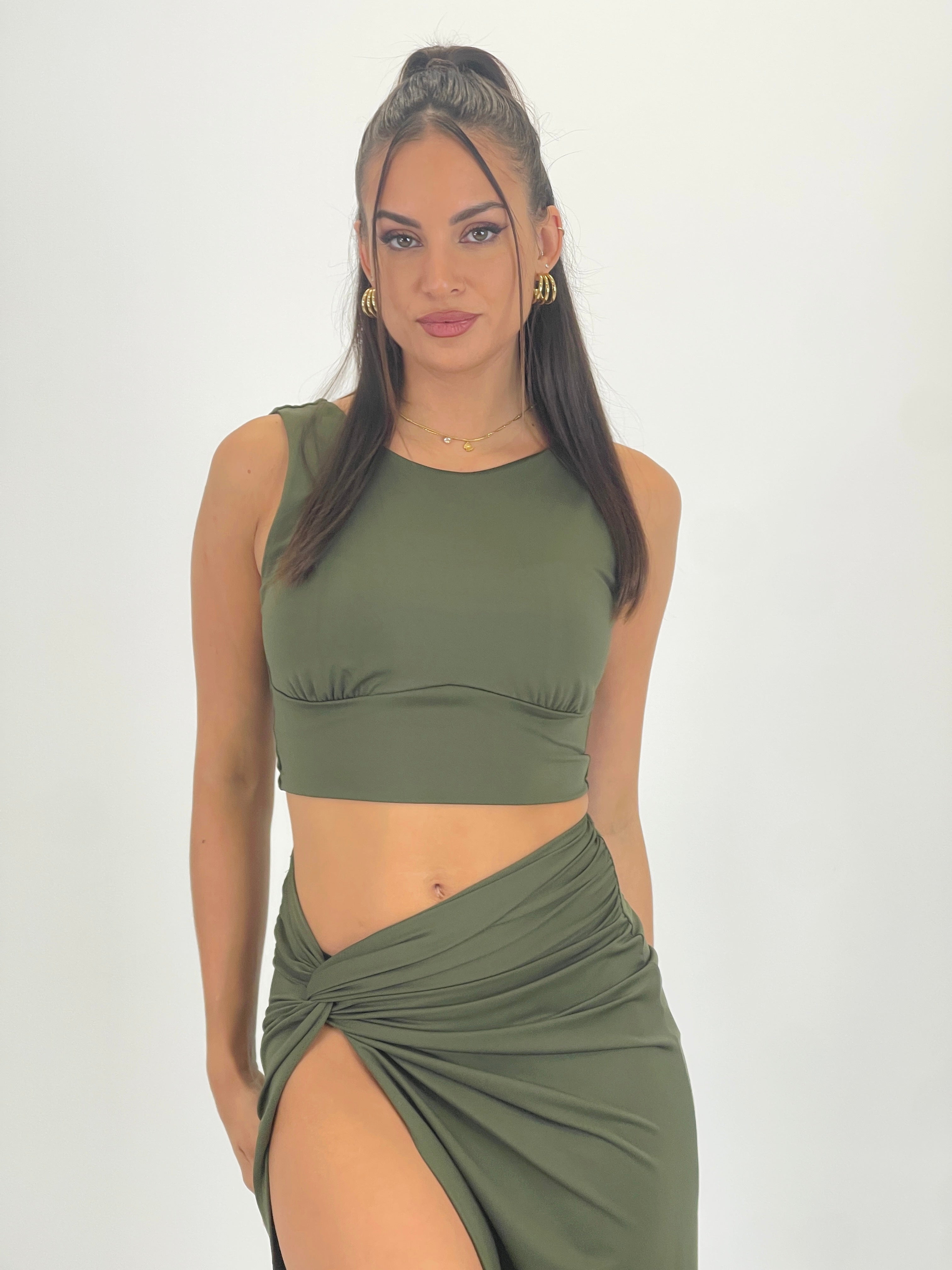 Conjunt top i faldilla Capri